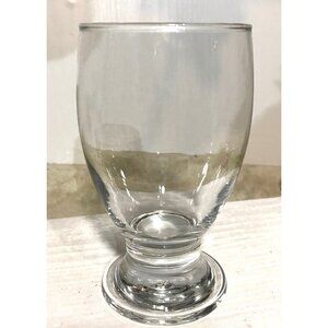 Clear Glass Goblet 5" Tall 3" Diameter
